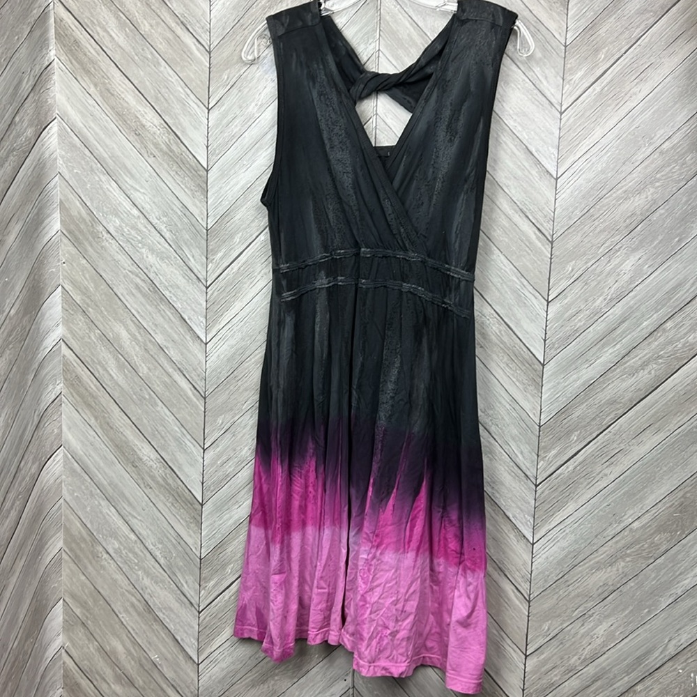 Prana 100% Organic Cotton Dip Dye Athleisure Dress Breathe